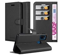 Cadorabo Funda Libro para Samsung Galaxy M21 en Negro Fantasma - Cubierta Proteccíon con Cierre Magnético, Tarjetero y Función de Suporte - Etui Case Cover Carcasa