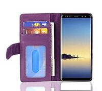 Cadorabo Funda Libro para Samsung Galaxy Note 8 en Burdeos Violeta - Cubierta Proteccíon con Cierre Magnético e 3 Tarjeteros - Etui Case Cover Carcasa