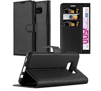 Cadorabo Funda Libro para Samsung Galaxy S8 en Negro Fantasma - Cubierta Proteccíon con Cierre Magnético, Tarjetero y Función de Suporte - Etui Case Cover Carcasa