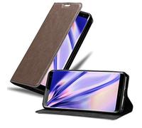 Cadorabo Funda Libro para Sony Xperia XZ3 en MARRÓN CAFÉ - Cubierta Proteccíon con Cierre Magnético, Tarjetero y Función de Suporte - Etui Case Cover Carcasa