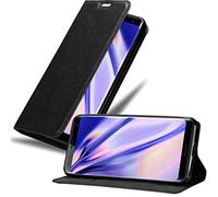 Cadorabo Funda Libro para Sony Xperia XZ3 en Negro Antracita - Cubierta Proteccíon con Cierre Magnético, Tarjetero y Función de Suporte - Etui Case Cover Carcasa