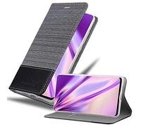Cadorabo Funda Libro para Xiaomi Mi Mix 2 en Gris Negro - Cubierta Proteccíon con Cierre Magnético, Tarjetero y Función de Suporte - Etui Case Cover Carcasa