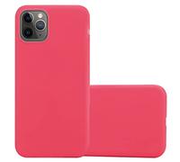 Cadorabo Funda para Apple iPhone 13 Mini en Candy Rojo - Cubierta Proteccíon de Silicona TPU Delgada e Flexible con Antichoque - Gel Case Cover Carcasa Ligera