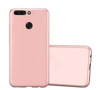 Cadorabo Funda para Honor 8 Pro en Metallic Oro Rosa - Cubierta Proteccíon de Silicona TPU Delgada e Flexible con Antichoque - Gel Case Cover Carcasa Ligera