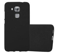 Cadorabo Funda para Huawei Nova Plus en Frost Negro - Cubierta Proteccíon de Silicona TPU Delgada e Flexible con Antichoque - Gel Case Cover Carcasa Ligera