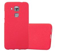Cadorabo Funda para Huawei Nova Plus en Frost Rojo - Cubierta Proteccíon de Silicona TPU Delgada e Flexible con Antichoque - Gel Case Cover Carcasa Ligera