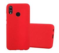 Cadorabo Funda para Huawei P20 Lite en Frost Rojo - Cubierta Proteccíon de Silicona TPU Delgada e Flexible con Antichoque - Gel Case Cover Carcasa Ligera