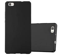 Cadorabo Funda para Huawei P8 Lite 2015 en Metal Negro - Cubierta Protección de Plástico Duro Super Delgada e Inflexible con Antichoque - Case Cover Carcasa Protectora Ligera