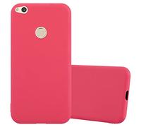 Cadorabo Funda para Huawei P8 Lite 2017 / P9 Lite 2017 en Candy Rojo - Cubierta Proteccíon de Silicona TPU Delgada e Flexible con Antichoque - Gel Case Cover Carcasa Ligera