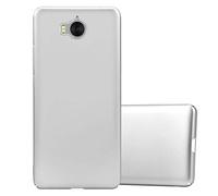 Cadorabo Funda para Huawei Y6 2017 en Metal Plato - Cubierta Protección de Plástico Duro Super Delgada e Inflexible con Antichoque - Case Cover Carcasa Protectora Ligera