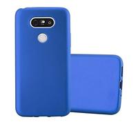Cadorabo Funda para LG G5 en Metallic Azul - Cubierta Proteccíon de Silicona TPU Delgada e Flexible con Antichoque - Gel Case Cover Carcasa Ligera