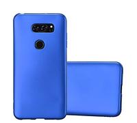 Cadorabo Funda para LG V30 en Metallic Azul - Cubierta Proteccíon de Silicona TPU Delgada e Flexible con Antichoque - Gel Case Cover Carcasa Ligera