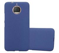 Cadorabo Funda para Motorola Moto G5S Plus en Frost Azul Oscuro - Cubierta Proteccíon de Silicona TPU Delgada e Flexible con Antichoque - Gel Case Cover Carcasa Ligera