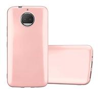 Cadorabo Funda para Motorola Moto G5S Plus en Metallic Oro Rosa - Cubierta Proteccíon de Silicona TPU Delgada e Flexible con Antichoque - Gel Case Cover Carcasa Ligera