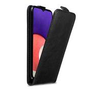 Cadorabo Funda para Samsung Galaxy A22 5G in Negro Antracita - Cubierta Proteccíon Estilo Flip con Cierre Magnético - Etui Case Cover Carcasa