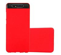 Cadorabo Funda para Samsung Galaxy A80 / A90 5G en Frost Rojo - Cubierta Proteccíon de Silicona TPU Delgada e Flexible con Antichoque - Gel Case Cover Carcasa Ligera