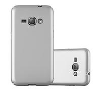 Cadorabo Funda para Samsung Galaxy J1 2016 en Metal Plato - Cubierta Protección de Plástico Duro Super Delgada e Inflexible con Antichoque - Case Cover Carcasa Protectora Ligera