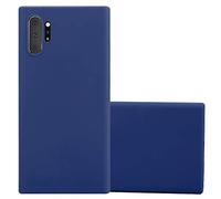 Cadorabo Funda para Samsung Galaxy Note 10 Plus en Candy Azul Oscuro - Cubierta Proteccíon de Silicona TPU Delgada e Flexible con Antichoque - Gel Case Cover Carcasa Ligera