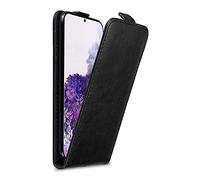 Cadorabo Funda para Samsung Galaxy S20 in Negro Antracita - Cubierta Proteccíon Estilo Flip con Cierre Magnético - Etui Case Cover Carcasa