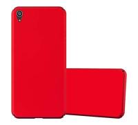 Cadorabo Funda para Sony Xperia Z5 Premium en Metal Rojo - Cubierta Protección de Plástico Duro Super Delgada e Inflexible con Antichoque - Case Cover Carcasa Protectora Ligera