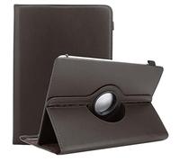 Cadorabo Funda para Tableta Compatible con Lenovo Tab 4 10 Plus (10.1") en MARRÓN - Funda Protectora de Cuero sintético con función de Soporte - Estuche de 360 Grados con Banda elástica