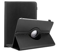 Cadorabo Funda para Tableta Compatible con Odys Titan 10 en Negro - Funda Protectora de Cuero sintético con función de Soporte - Estuche de 360 Grados con Banda elástica