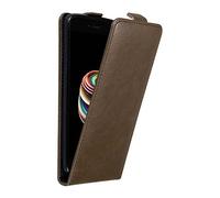 Cadorabo Funda para Xiaomi Mi A1 / 5X in MARRÓN CAFÉ - Cubierta Proteccíon Estilo Flip con Cierre Magnético - Etui Case Cover Carcasa