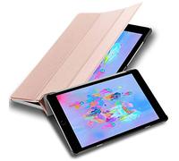 Cadorabo Funda Tableta para Apple iPad (9.7" Zoll) 2017/2018 (5. Gen. und 6. Gen.) in Oro Rosa Pastel - Cubierta Proteccíon Bien Fina en Cuero Artificial en Estilo Libro con Auto Wake Up