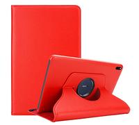Cadorabo Funda Tableta para Huawei MatePad Pro (10.8 Zoll) in Rojo Amapola - Cubierta Proteccíon en Estilo Libro SIN Auto Wake Up con Función de Suporte e Cierre Cinta Elástica