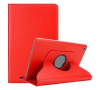 Cadorabo Funda Tableta para Huawei MediaPad M5 8 (8.4" Zoll) in Rojo Amapola - Cubierta Proteccíon en Estilo Libro SIN Auto Wake Up con Función de Suporte e Cierre Cinta Elástica
