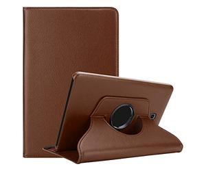 Cadorabo Funda Tableta para Samsung Galaxy Tab A 2016 (10.1" Zoll) SM-T585N / T580N in Moreno Hongo - Cubierta Proteccíon en Estilo Libro SIN Auto Wake Up con Función de Suporte