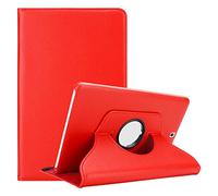 Cadorabo Funda Tableta para Samsung Galaxy Tab S2 (9.7" Zoll) SM-T815N / T813N / T819N in Rojo Amapola - Cubierta Proteccíon en Estilo Libro SIN Auto Wake Up con Función de Suporte