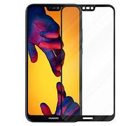 Cadorabo Vidrio templado cobertura completa compatible con Huawei MATE 20 LITE en TRANSPARENTE con NEGRO - Vidrio protector de pantalla en dureza 9H con compatibilidad touch 3D (RETAIL PACKAGING)