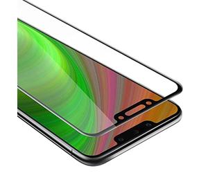 Cadorabo Vidrio templado cobertura completa compatible con Huawei MATE 20 LITE en TRANSPARENTE con NEGRO - Vidrio protector de pantalla en dureza 9H con compatibilidad touch 3D