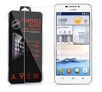 Cadorabo Vidrio templado compatible con Huawei Ascend G630 en TRANSPARENCIA ELEVADA - Vidrio protector de pantalla (Tempered) en dureza 9H con compatibilidad touch 3D