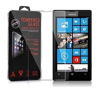 Cadorabo Vidrio templado compatible con Nokia Lumia 520/521 en TRANSPARENCIA ELEVADA - Vidrio protector de pantalla (Tempered) en dureza 9H con compatibilidad touch 3D
