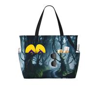 CADREWY Dark Hedges - Bolsa de viaje impermeable con estampado de Irlanda del Norte, a la moda, ligera, de lona, con múltiples bolsillos
