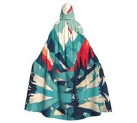 CADREWY Elegante capa con capucha para mujeres y hombres, para cosplay, carnaval, fiestas de máscaras, eventos
