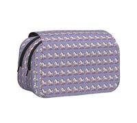 CADREWY Unicorn Food04 - Estuche funcional con cremallera suave, suministros de oficina y viajes, cómodo uso diario