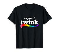 Caducado Jovencito Divertido Envejecimiento Humor Gay LGBTQ Orgullo Arco Iris Camiseta