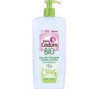 Cadum Natural Caresse - Agua limpiadora hipoalergénica certificada orgánica para bebé, 750 ml