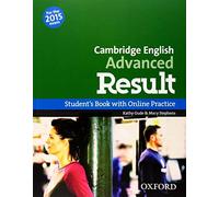 CAE Result Student's Book with Online Practice 2015 Edition (Cambridge Advanced English (CAE) Result)