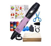 CAELLUMA Bolígrafo 3D para Niños con 12 Colores PLA · Sin Pantallas ni Apps · Ideal para Regalar · Seguro, Fácil de Usar y Creativo · Incluye Accesorios y Manual en Español (Rosa)