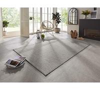 Caen - Alfombra para interior y exterior, 80 x 150 cm, aspecto hecho a mano, diseño moderno, tejido plano, resistente a la intemperie, para terraza, balcón, salón, cocina, oficina y dormitorio en