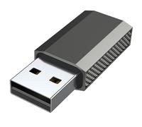 CaeorKvor Adaptadores de sonido USB a conectores hembra de 3,5 mm con textura de micrófonos, adecuados para auriculares de computadora de escritorio, adaptadores de sonido USB para PC