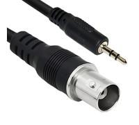 CaeorKvor Consumer Electronics - Cable BNC macho hembra a 3,5 mm de audio y video de cobre de 1 m para radios de cine en casa, antenas BNC