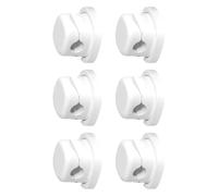 CaeorKvor Herramienta de gestión de cables multiusos que gira 360 grados para mantener organizadas las estaciones de trabajo, soporte de cables para escritorio
