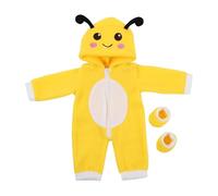 CaeorKvor - Mono de 43 cm con temática de animales de muñeca renacidos, disfraz de poliéster suave para ropa de vestir de 17 pulgadas