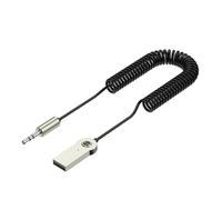 CaeorKvor Plug and Play Auxiliar a Adaptador Convertir Radio de Fábrica Salida Estable Sin Latencia Old Lecturer Bluetooth Compatible Mejorar