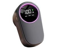 CaeorKvor Removedor de pelusas recargable con pantalla digital, afeitadora de bolas de pelo de tela para el hogar y viajes, eficiente removedor de pelusas, afeitadora portátil de bolas de pelo de tela